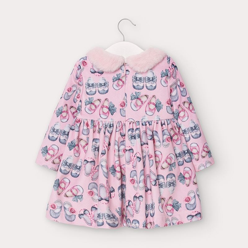 Φόρεμα με Σχέδιο Παπούτσια Baby Κορίτσι - Ρόζ